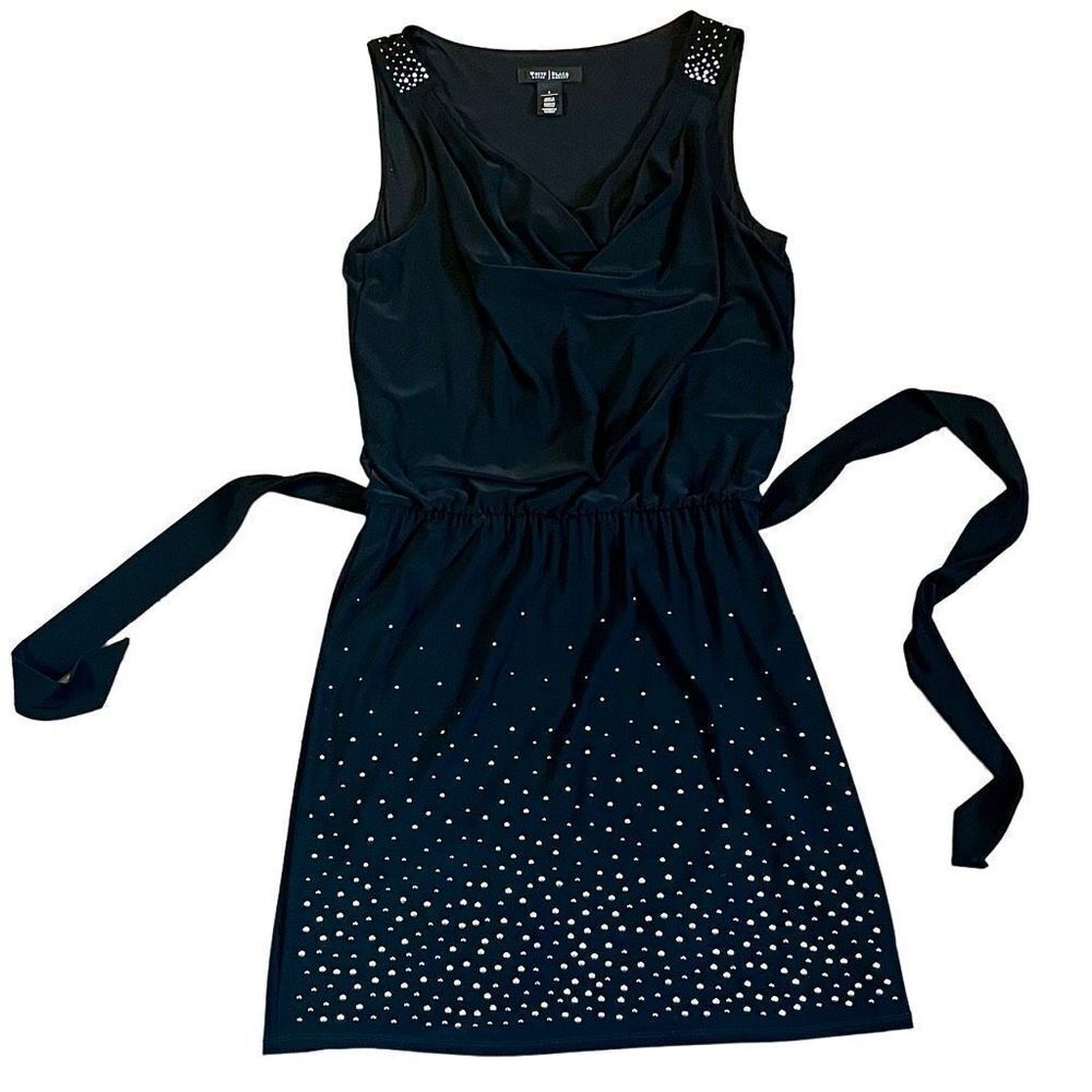 White House Black Market Sleeveless Studded Blouson Tank Dress Small